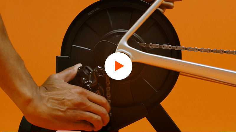 Zwift Hub how-to mounting bike