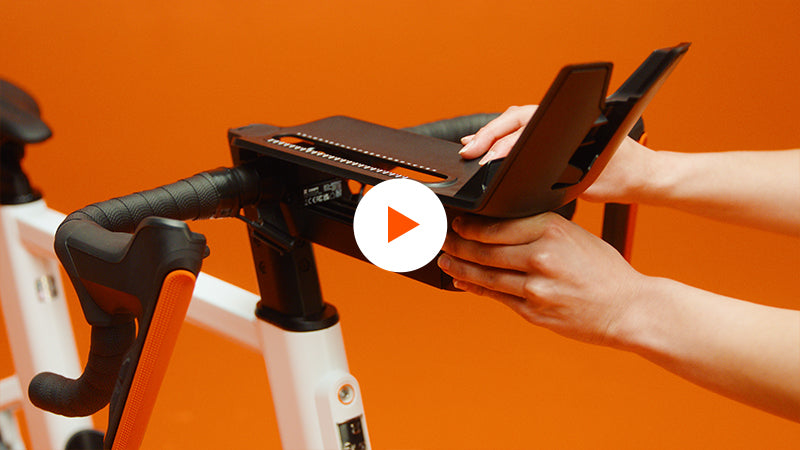 Installing Zwift Ride tablet holder
