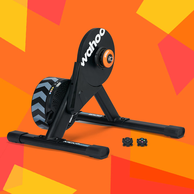 WAHOO KICKR CORE 2 FOR 399,99 €The all-new KICKR CORE 2 comes with Zwift Cog and Click and unlocks a world of indoor cycling fun and fitness.