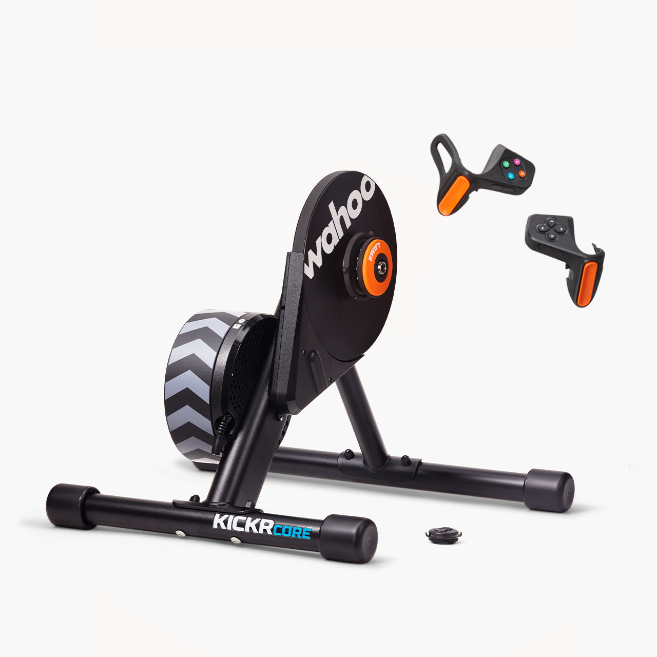 El conjunto de entrenamiento definitivoWahoo KICKR CORE Zwift One + Zwift Play es la configuración ideal para conquistar tus objetivos de fitness.