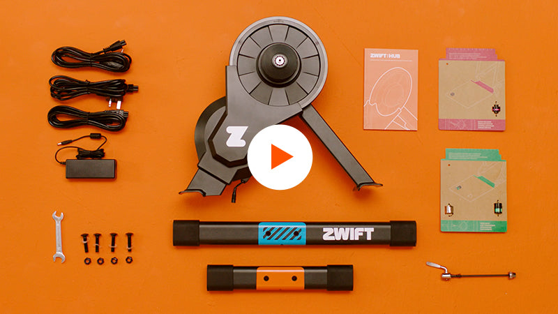 Zwift Hub how-to unboxing