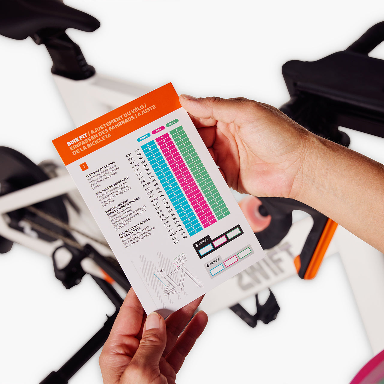 Cuadro de inteligente Zwift Ride | Configuración de ciclismo indoor
