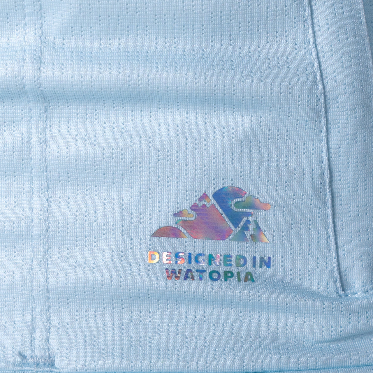 women's frost blue cycling jersey – Zwift Watopia Essentials x Pedal Mafia