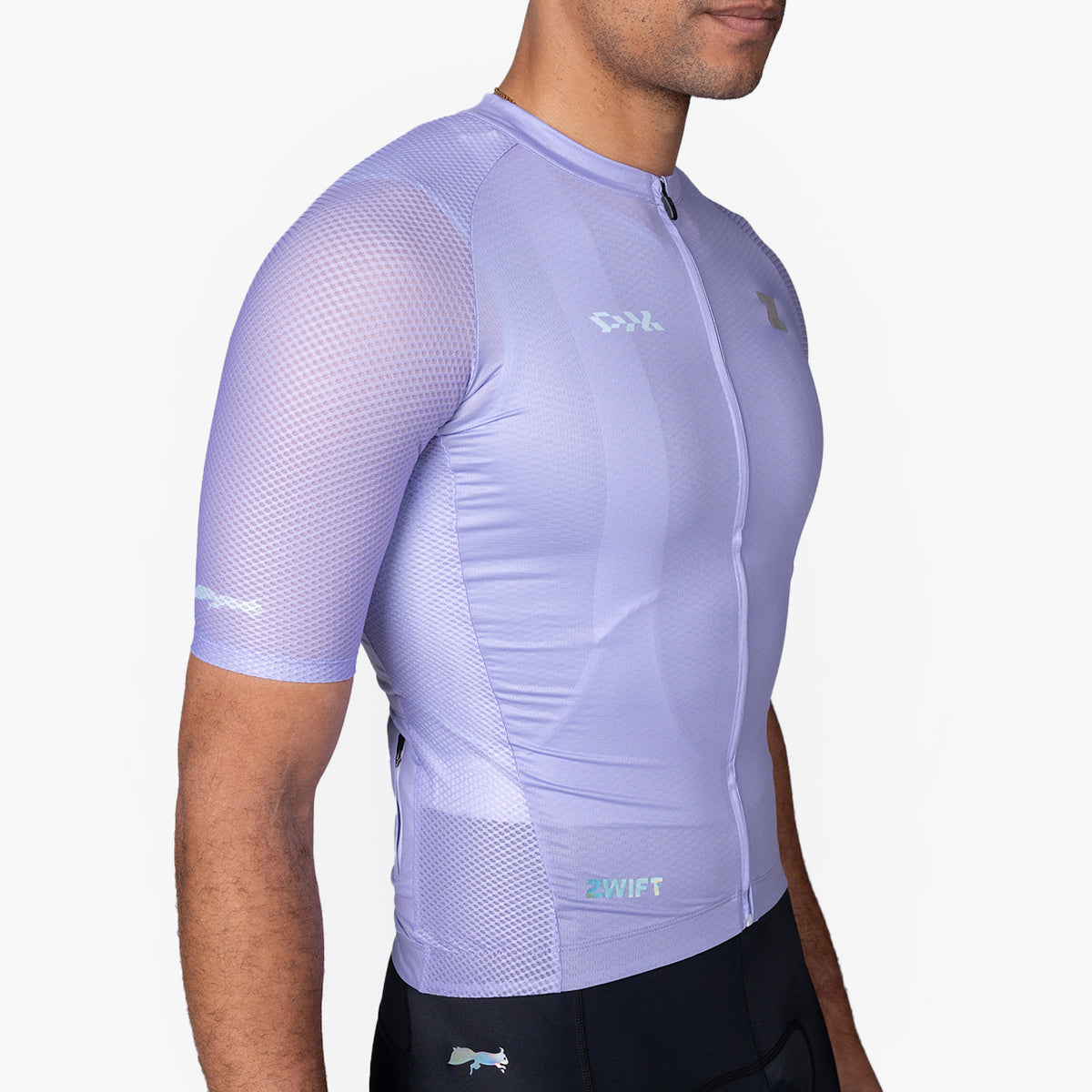 men&#39;s lavender cycling jersey – Zwift Watopia Essentials x Pedal Mafia