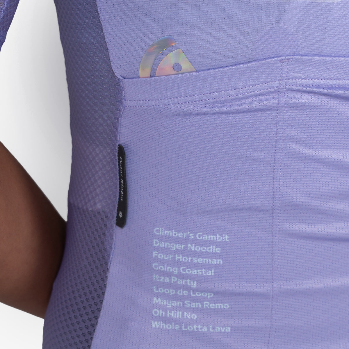 women&#39;s lavender cycling jersey – Zwift Watopia Essentials x Pedal Mafia