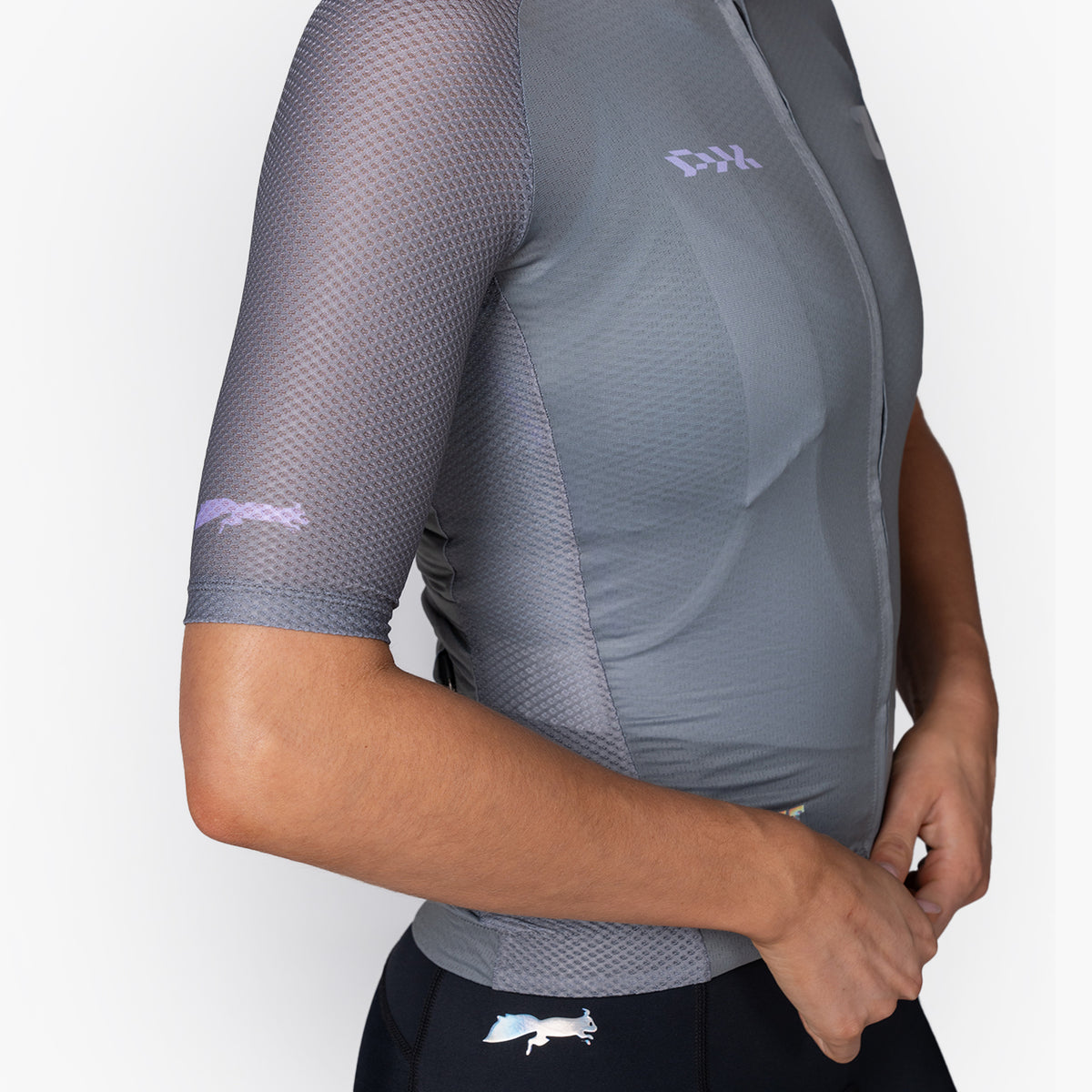 women&#39;s slate grey cycling jersey – Zwift Watopia Essentials x Pedal Mafia