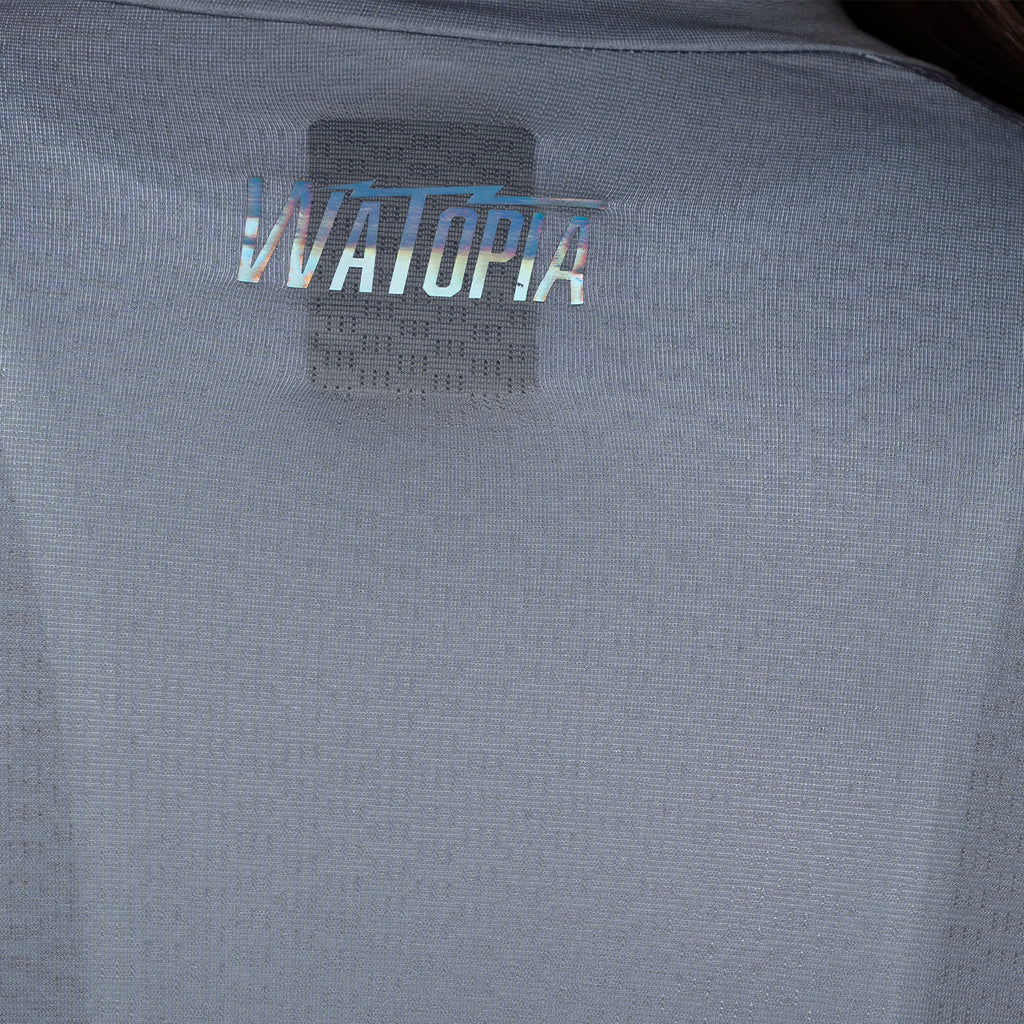 women's slate grey cycling jersey – Zwift Watopia Essentials x Pedal Mafia