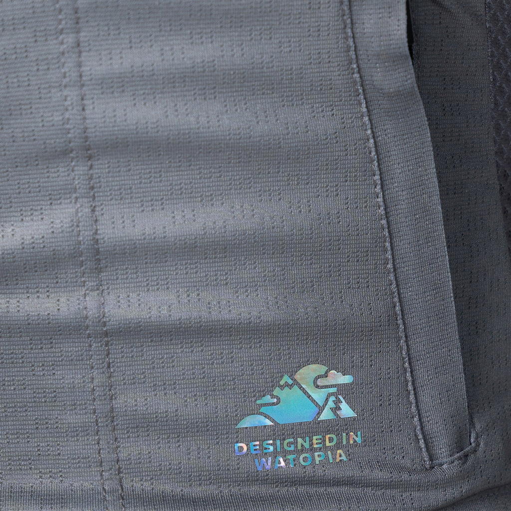 women's slate grey cycling jersey – Zwift Watopia Essentials x Pedal Mafia