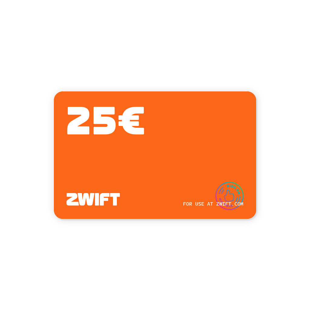 Carte-cadeau numérique de Zwift