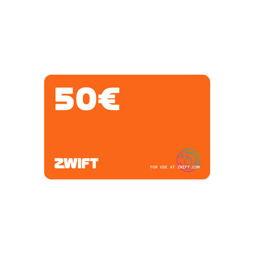 Tarjeta regalo virtual de Zwift