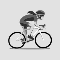 Cyclist icon